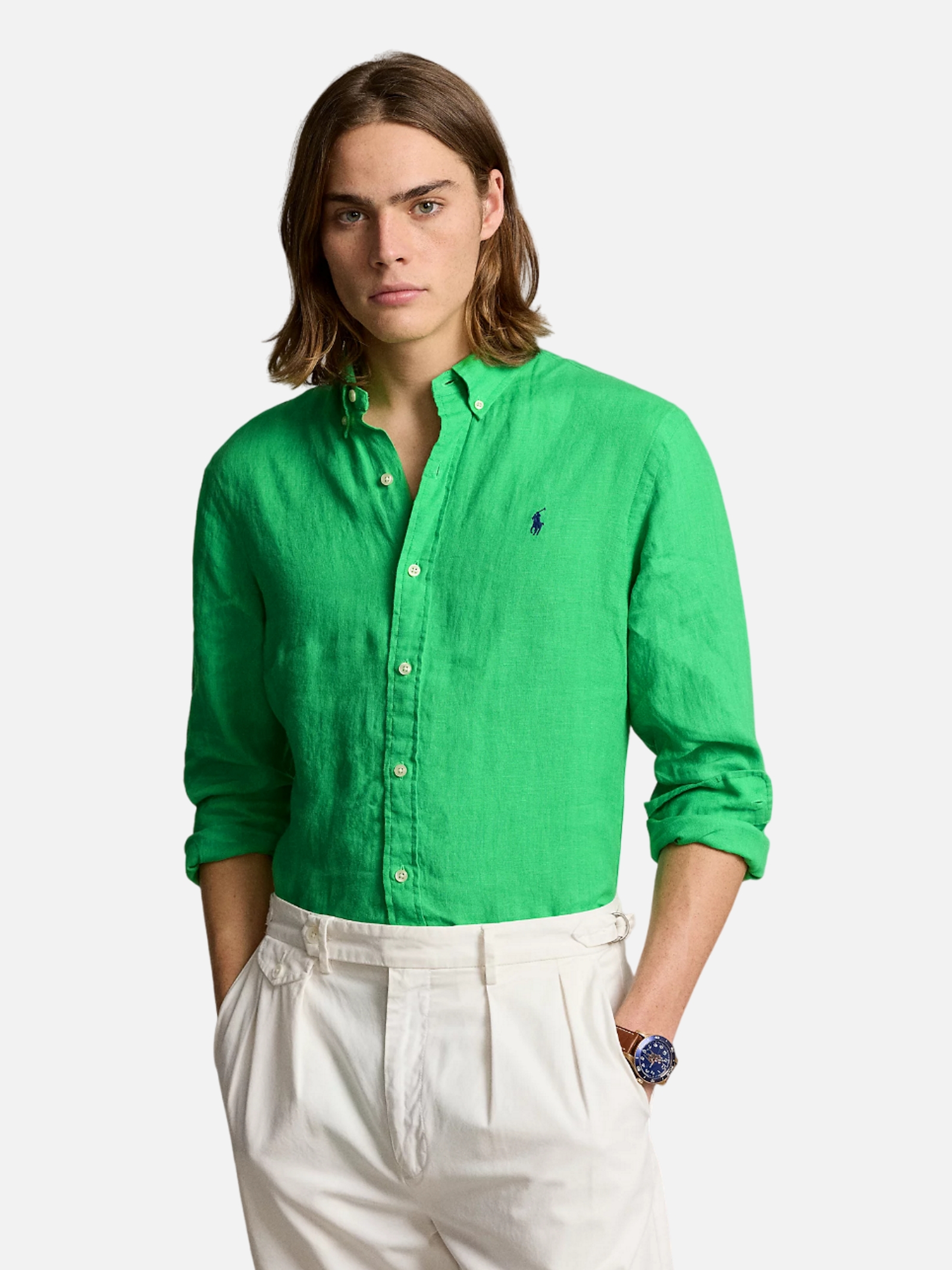 専用　POLO Ralph Lauren linen dress shirts Linen shirt Polo Ralph Lauren - POLO RALPH LAUREN - AsterModa
